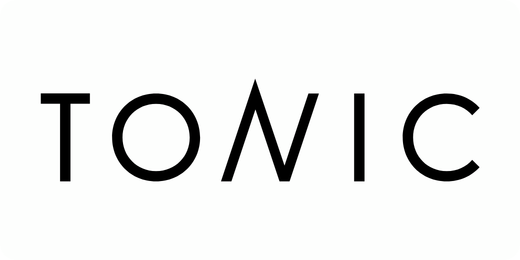 Tonic logo in black with an angled N