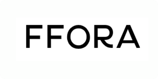 FFORA logo in black and white