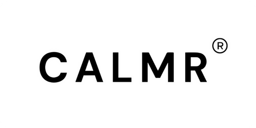 Calm people logo in black on a white background