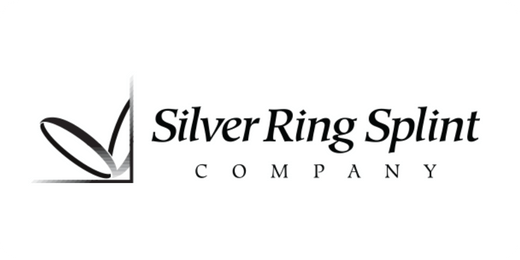 Silver ring splint company written next to an icon of a metal ring splint