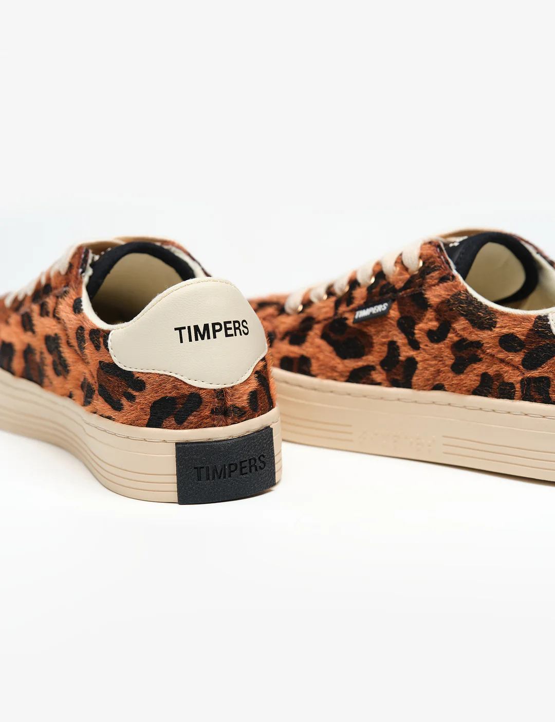Animal print trainers
